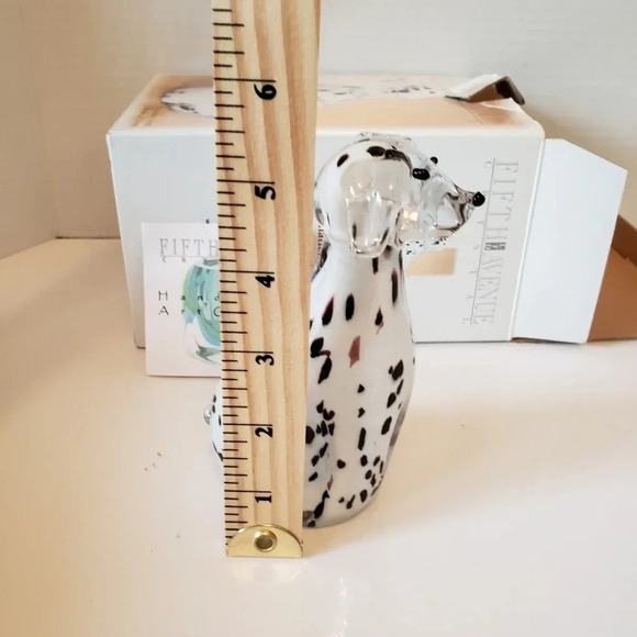 Fifth Avenue Crystal Dalmatian Dog Figurine,Handmade Art  Glass. - Picture 13 of 13